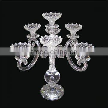 Handmade beautiful crystal crystal candle holders wedding table decorations