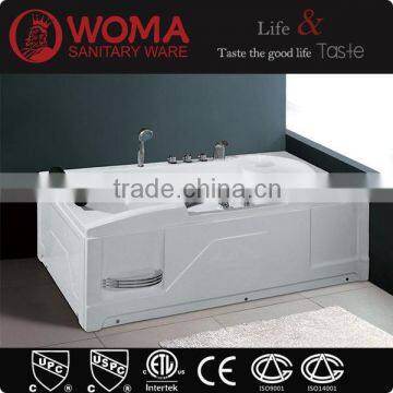 Q305 cheap price single massage bathtub with bathroom shower combo