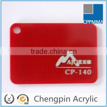 Hot selling red color acrylic plastic sheet