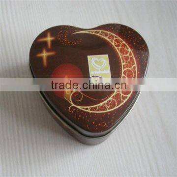 Promotional candy tin box for valentine's day