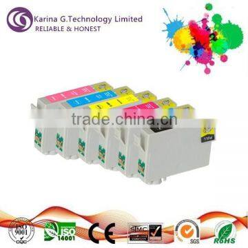 Guaranteed quality ink cartridge T0981 to T0986 for Epson inkjet printers,with Professional testing