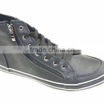 High sneaker durable high cut PU sneakers manufacturer