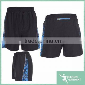 black side printed fabric soccer sports wear shorts basketball jersey