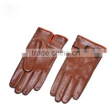 2014 new style hot sale cycling gloves with genuine leather