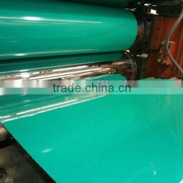 PVC green film in rolls 3" core