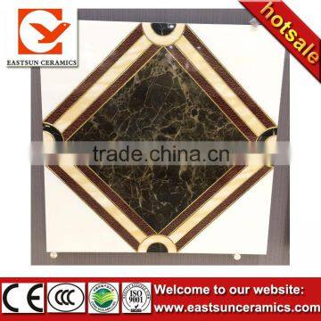 golden micro crystal polished porcelain floor tile for livingroom