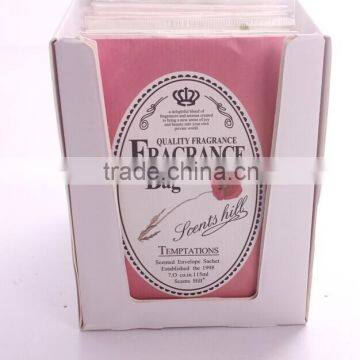 wholesale paper printed display box scented sachet