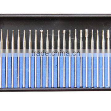 ZT101 small head sharp edge tungsten carbide bur lab using kit