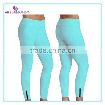 86% nylon 14% spandex womens dry fit running tight