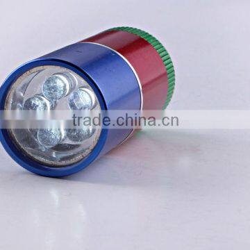 Colorful Mini Aluminum LED Torch With 5LED photo-2