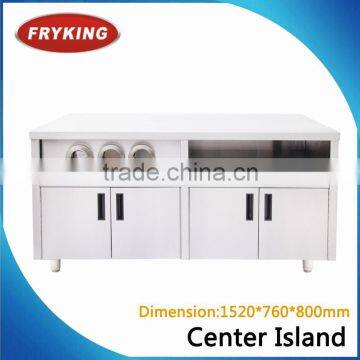 thicken stainless steel centre island 3 dispenser