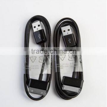 2 In 1 Usb 2A Travel Power Adapter + Sync& Charge Cable for Samsung Galaxy TAB Tablet - Black