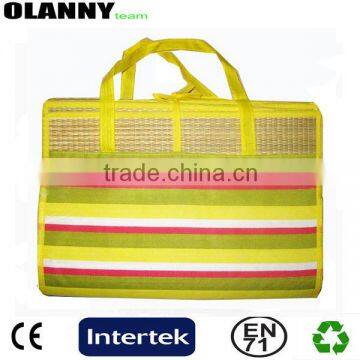 made in china silk screen printing foldable promotion beach mat