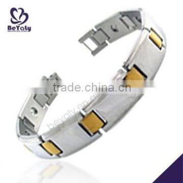 China Manufacturer 2015 Latest Stainless Steel Fashion Couple Bracelet Quality Choice