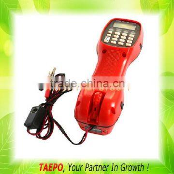 Telephone line tester with LCD