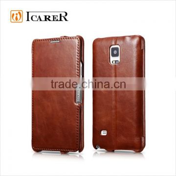 for galaxy note 4 cell phone leather case