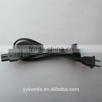 6-Feet 18AWG Figure 8 Shape AC Power Cable Without Polarized C-7/1-15P, Black photo-3
