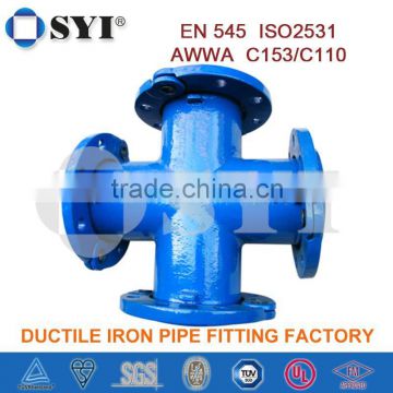 ISO2531/EN545/EN598 Ductile iron loosing flanged fittings