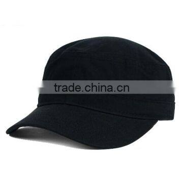 2015 Dongguan black military peaked adult military caps hats