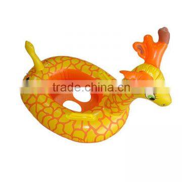 Baby Child Giraffe Shape Inflatable Seat Float Boat Ring Swim Swimming Pool