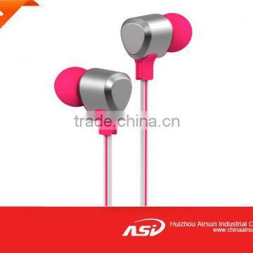 Bright Color Alumimum Casing In-ear Earphone
