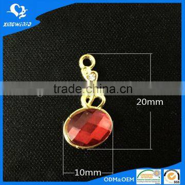 underwear jewelry metal pendants with rhinestone charms 4967#