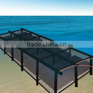 Floating Sea Cucumber and Abalone Net Cage,fish farming net cage