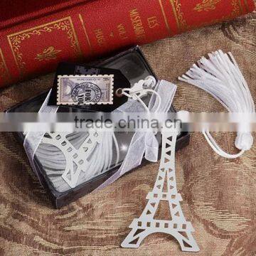 Eiffel Tower metal bookmark tassels wholesale for tourist souvenir