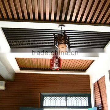 modern design cheap house decorative plastic wood composition ceiling