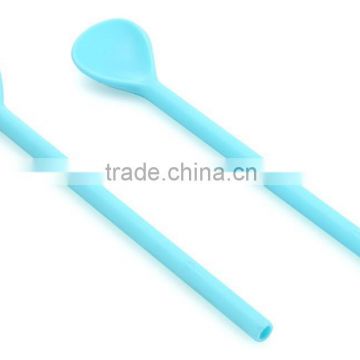 Promotional Children Plastic Straw Spoon