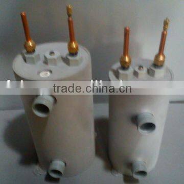 Non-pollute pvc shell titanium evaporator shell and tube heat exchangers