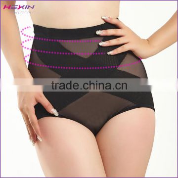 Transparent Fashion Black High Waist Butt Lifting Underwear For Women