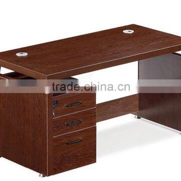 Discount office table office desk fashion simple modern in melamine board from china foshan