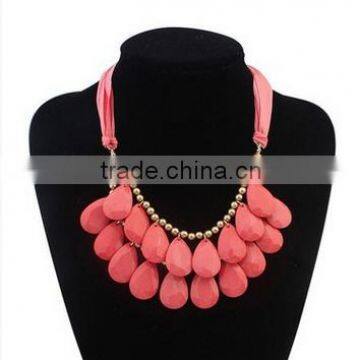 CZ910607 Hot Fashion Vintage Branches Crystal Statement Women Bib New Choker Necklace