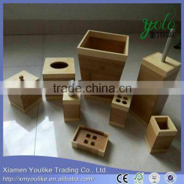 Hot sells complete bathroom sets Bamboo Bathroom Vanity Set