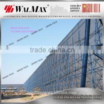 WF-DS005 customized steel panel type road wind barrier