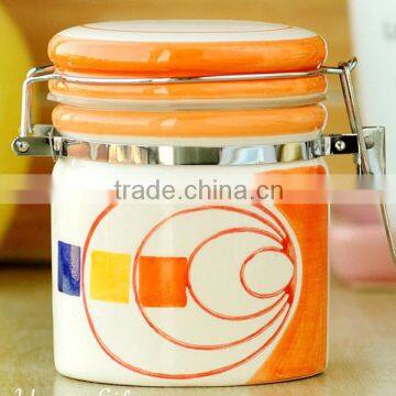 morden design ceramic air seal food container