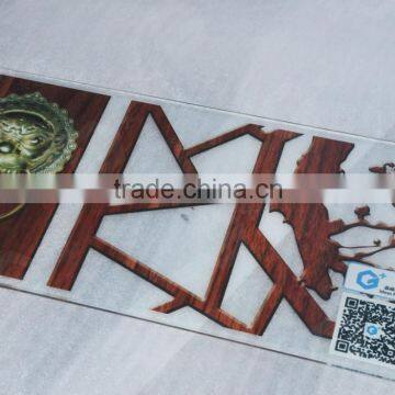 Decorative digital printing glass, wood texture laminated glass, tempered glass, Hollow Glass, Anti-Fire Glass,Hot Bent Glass