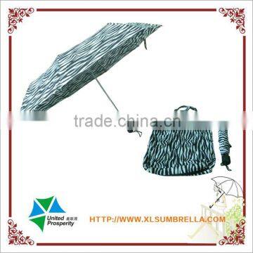 zebra stripes convenient handbag umbrella