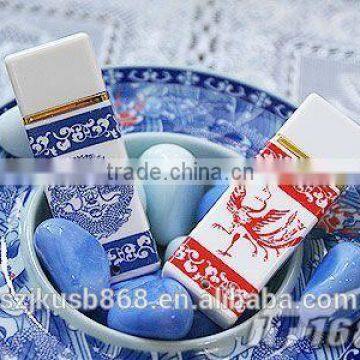 ceramics USB flash drive for gift/Porcelain USB stick 2GB 4GB 8GB 8GB 16GB