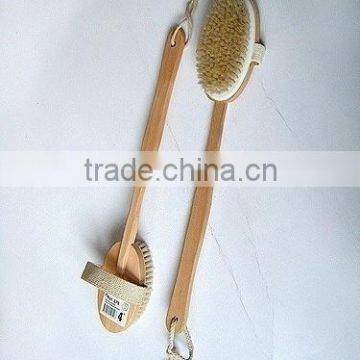 FSC wooden cleaning body bath brush