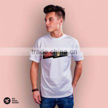 2016 Men T-shirt Male Design Tee Printed Logo Slogan Screenprint Transfer DTG OEM service