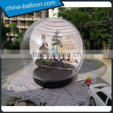 inflatable human snow globe, inflatable decoration ball hot sale