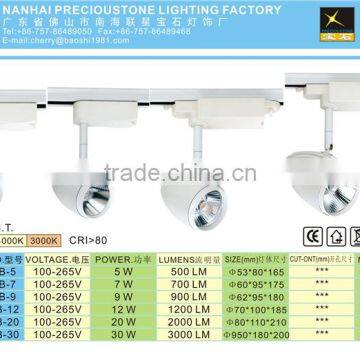 Hot Sale Retail Modern Efficiency Indoor Lighting 20W Track Light Led Ceiling photo-4