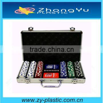 plastic material poker set 300