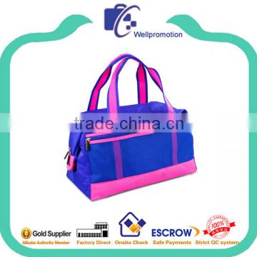 600D polyester women fashion designer gym bags