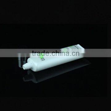 60ml cosmetic container plastic tube for medical cleanser with metallic oval cap
