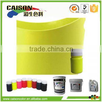 Fluorescent pigment paste lemon yellow for tinting