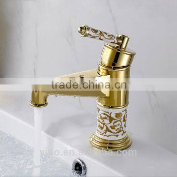 Gold Tap for Counter-down Washbasin 9493-PVD