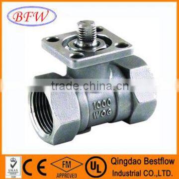 API cast carbon steel ball valve full bore